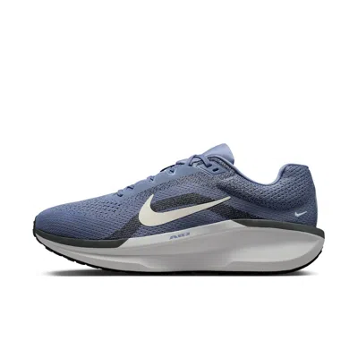 Nike Men's Winflo 11 Road Running Shoes In Blue