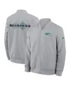 Nike Men's Wolf Gray Seattle Seahawks 2025 Rivalries Collection Sideline Full-zip Bomber Jacket In Gray