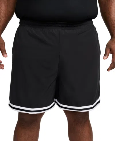 Nike Men's Woven Basketball Shorts In Black,white,white