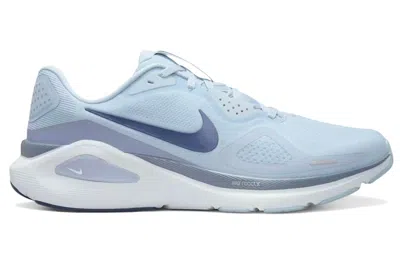 NIKE MEN'S ZOOM STRUCTURE 26 ATHLETIC SHOE IN LIGHT ARMORY DIFFUSED BLUE