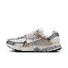 Nike Zoom Vomero 5 Leather And Rubber-trimmed Mesh Sneakers In Platinum Tint/metallic Pewter/metallic Gold/white 