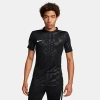 Nike Mens' Academy Dri-fit Soccer Short-sleeve Top In Black/white/white