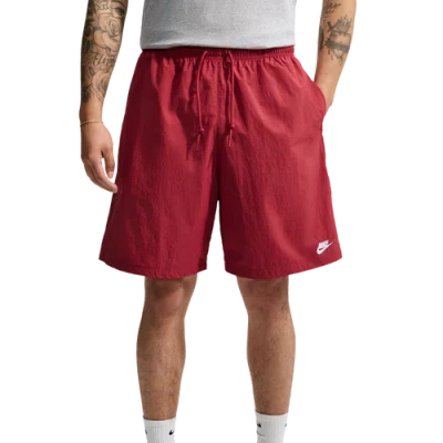 Nike Mens Club Sport Shorts In Red