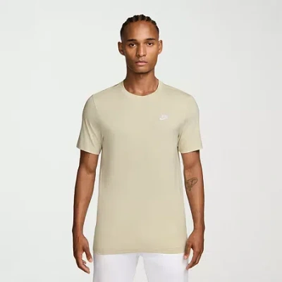 Nike Mens Crew Neck Short Sleeve Classic Fit Graphic T-shirt In Neutral