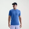 Nike Mens Crew Neck Short Sleeve Quick Dry Active T-shirt In Blue
