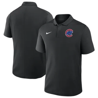 Nike Mens Cubs Victory Polo In Black