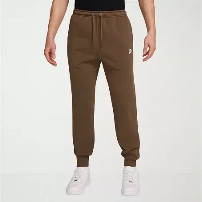 Nike Mens Cuffed Regular Fit Big And Tall Fleece Active Jogger Pant In Brown
