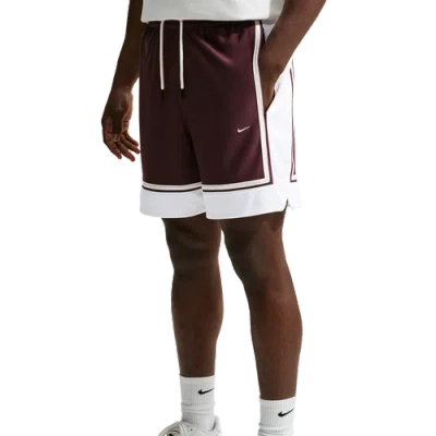 Nike Mens Dri-fit Si Gm Pro 6in Shorts In Burgundy
