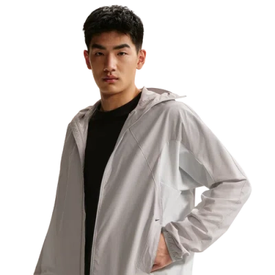 Nike Mens Dri-fit Tech Helios Sun Long Sleeve In Gray