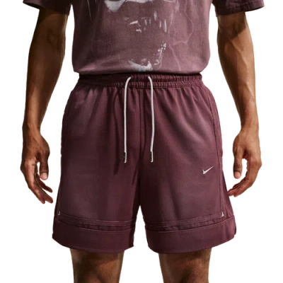 Nike Mens Ja Si Gm Pro 6in Shirt In Burgundy