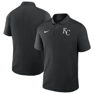 Nike Mens Kansas City Royals Royals Victory Polo In Black