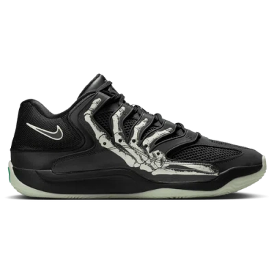 Nike Kd18 Skeleton Print Sneakers In Black