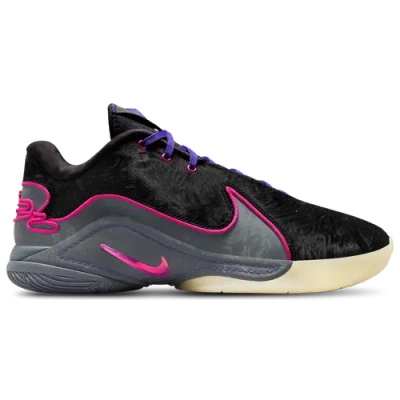 Nike Mens Lebron James  Lebron Xxii Blacklight In Black/purple/green