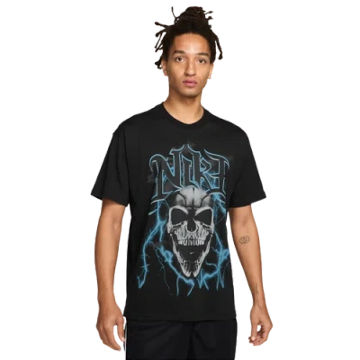 Nike Mens M90 Summit Skull T-shirt In Black