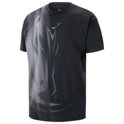 Nike Mens Mavericks Icon T-shirt In Black