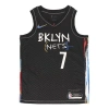 Nike Mens Nba City Edition Sports Basketball Vest Sw Brooklyn Nets Durant 7 Black