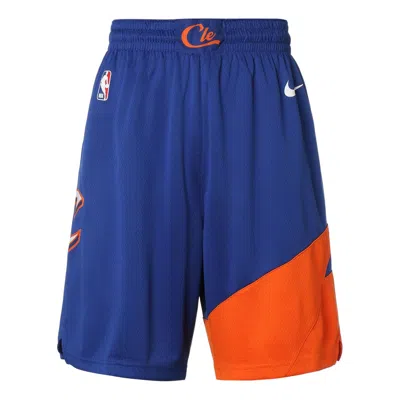 Nike Mens Nba Cleveland Cavaliers Swingman Ce Shorts Blue/orange