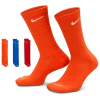 Nike Training Everyday Plus Cushioned 3 Pack Crew Sock In Orange/blue/red