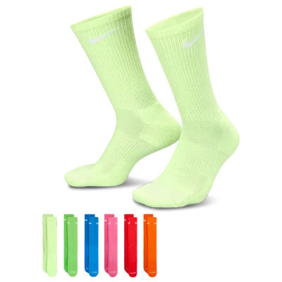 Nike Mens  6 Pack Everyday Plus Cushioned Socks