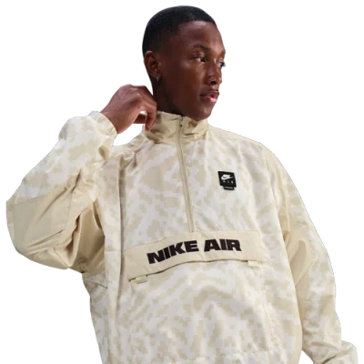 NIKE MENS NIKE AIR ALL OVER PRINT 1/2 ZIP JACKET