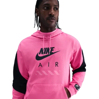 Nike Mens Long Sleeve Fleece Active Hoodie In Pink