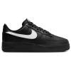 Nike Air Force 1 07 Sneakers In Black Leather In Black/white