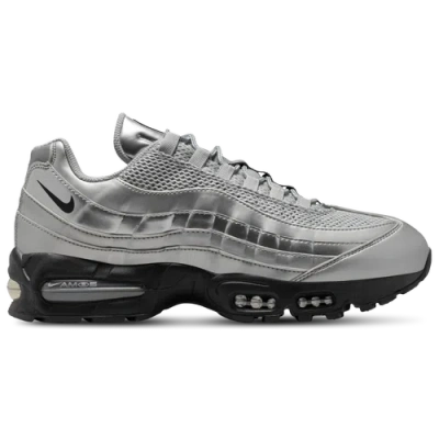 Nike Air Max 95 Lace-up Sneakers In Silver