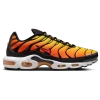 Nike Men's Air Max Plus Shoes In Black/orange/red