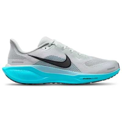 Nike Mens  Air Zoom Pegasus 41 In Light Silver/black/denim Turquoise