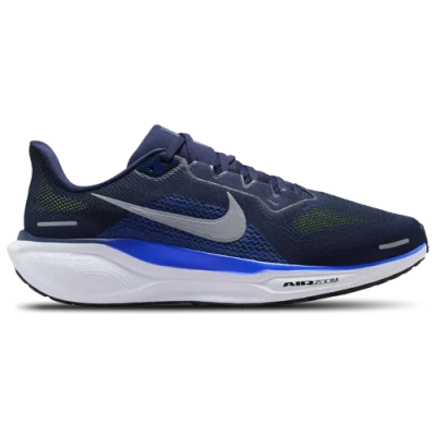 Nike Mens  Air Zoom Pegasus 41 In Reflective Silver/midnight Navy/black
