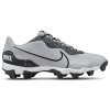 Nike Men's Alpha Huarache 4 Keystone Baseball Cleats In Wolf Grey/dk Smoke Grey/white