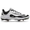 Nike Men's Alpha Huarache Elite 4 Low Mcs Baseball Cleats In White/black