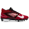 Nike Men's Alpha Menace 4 Pro Football Cleats In University Red/white/metallic Silver