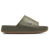 Nike Men's Calm Slides In Med Olive/med Olive/gum Med Brown