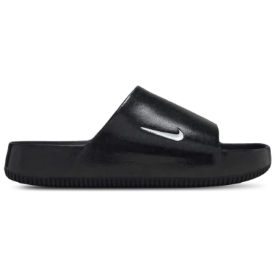 Nike Men's Calm Slide Sandals From Finish Line In Black/anthracite/football Grey