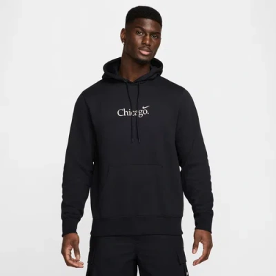NIKE MENS NIKE CHI CLUB PULLOVER BB HOODIE