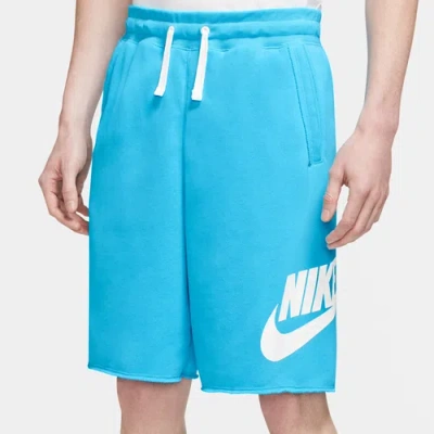 Nike Mens  Club Alumni Shorts In Blue/white