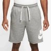 Nike Sportswear Loose Running Sports Shorts Gray In Grey/white