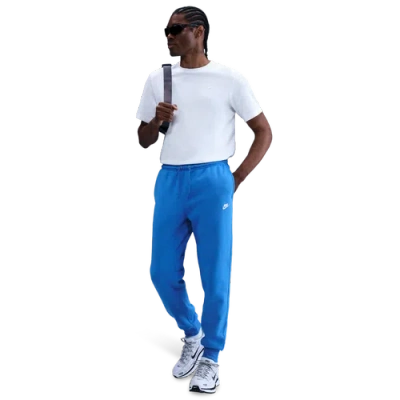 Nike Mens  Club Basketball Joggers In Blue
