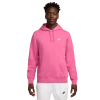 Nike Club Fleece Pullover Hoodie In Pink