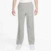 Nike Men's Solo Swoosh Open-hem Fleece Pants In Grey/grey
