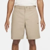 Nike Club 8.5-inch Flat Front Chino Shorts In Khaki/khaki