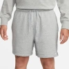 Nike Mens  Club Flow Futura Shorts In Dk Gray Heather/white