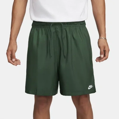 Nike Mens  Club Flow Shorts In Fir/white