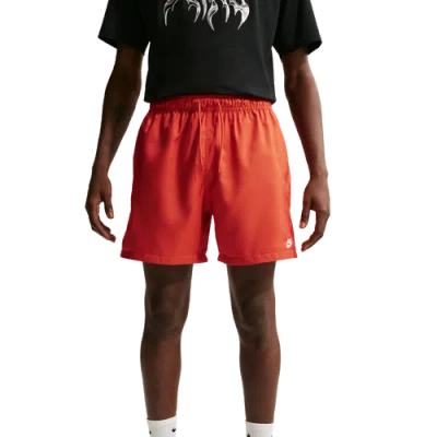 Nike Mens  Club Flow Shorts In Orange