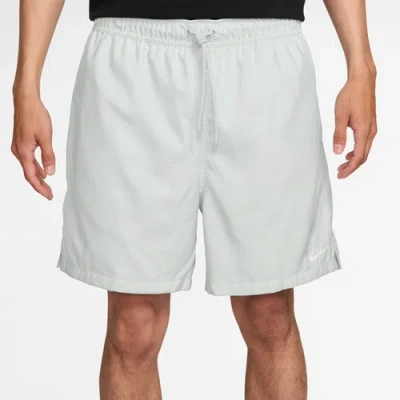 Nike Mens  Club Flow Shorts In Photon Dust/white