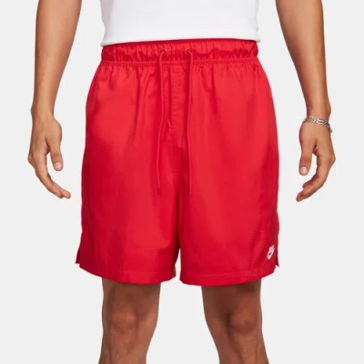 Nike Club Woven Flow Shorts In Red