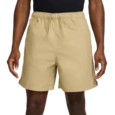 Nike Above-knee Length Relaxed Fit Shorts In Parachute Beige/parachute Beige