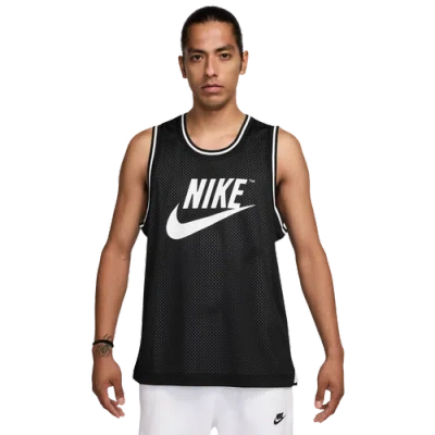 Nike Mens  Club Futura Reversible Mesh Jersey In Black/white