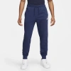 Nike Men's Club Knit Jogger Pants In Midnight Navy/white